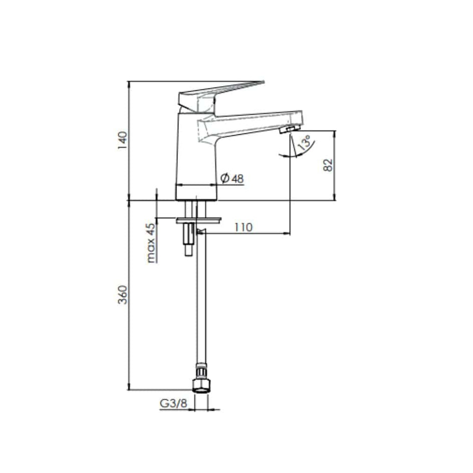 Vigour One Servantbatteri Krom Vigour Servantbatteri GRO-4330059