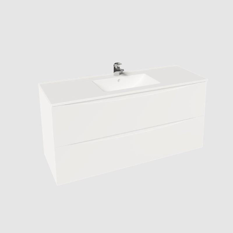 VikingBad ELI Servantskap med BEA servant Hvit matt / 120cm VikingBad Servantskap VB-116541