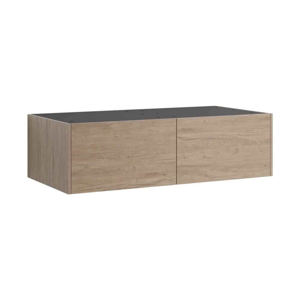 VikingBad Fay Slett Modul Dobbel Overskap Eik VikingBad Sideskap bad VB-119221