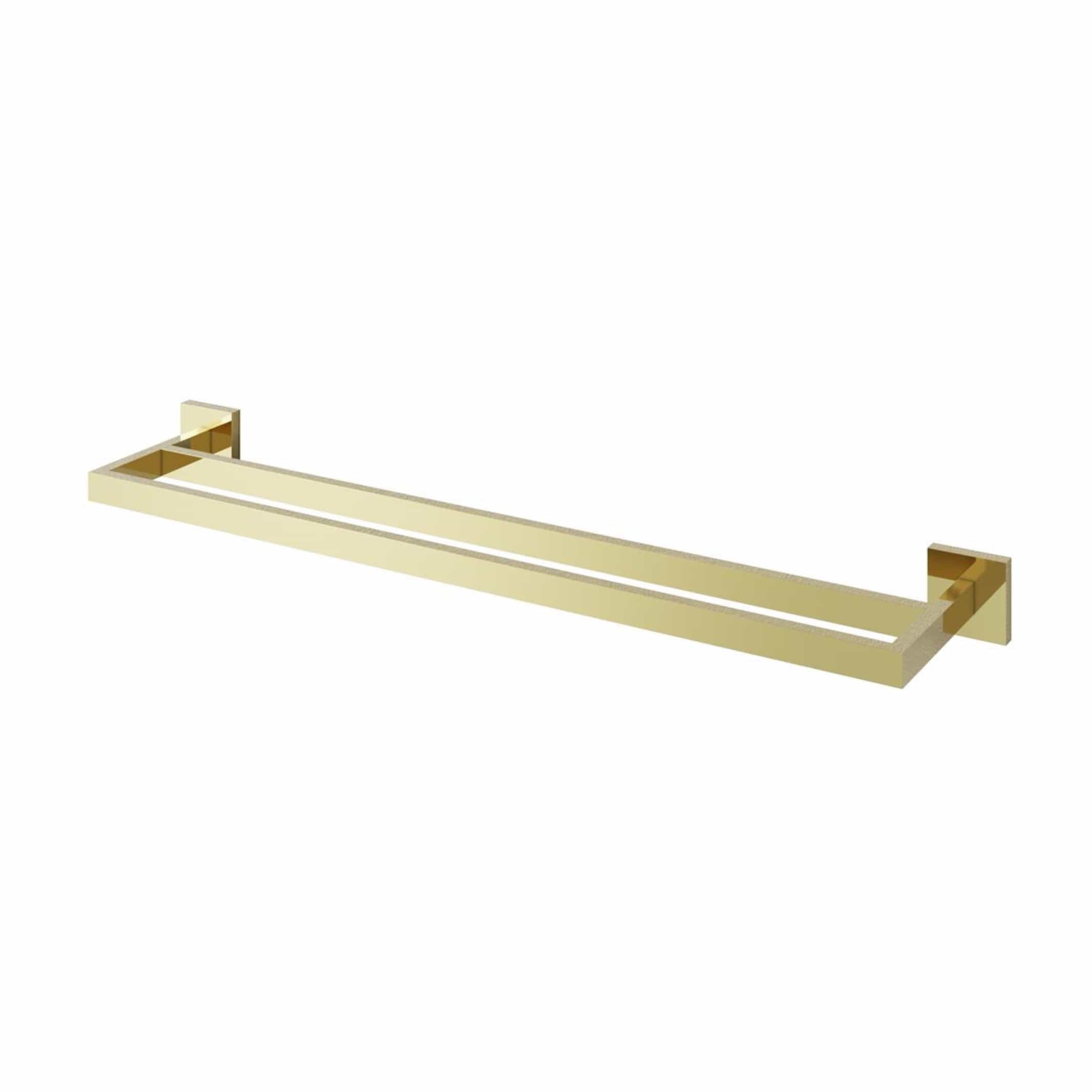 VikingBad Luna Rett Dobbel Håndklestang B65cm Gull VikingBad Håndklestang UTG-010770-03