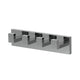 VikingBad Luna Rett Knaggrekke med 4 kroker Krom VikingBad Knagger VB-017936-01