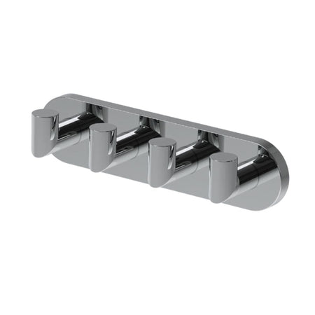 OUTLET: Vikingbad Luna Rund Knaggrekke med 4 kroker