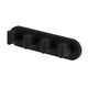 VikingBad Luna Rund Knaggrekke med 4 kroker Svart matt VikingBad Knagger VB-017937-02