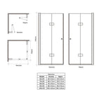 Vikingbad MATS dusjhjørne leddet