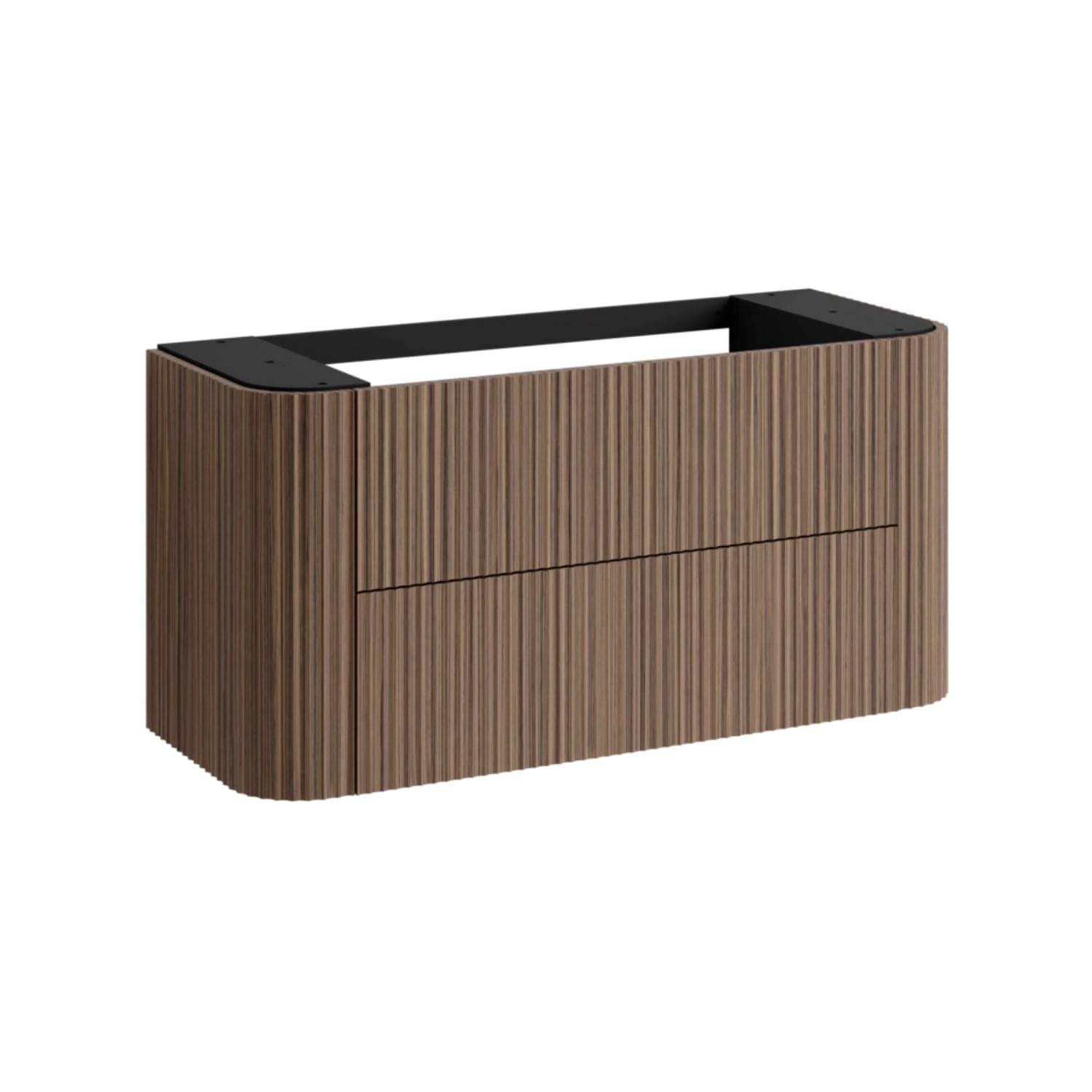 VikingBad MIE Buet Servantskap Valnøtt / 120cm VikingBad Servantskap VB-118805