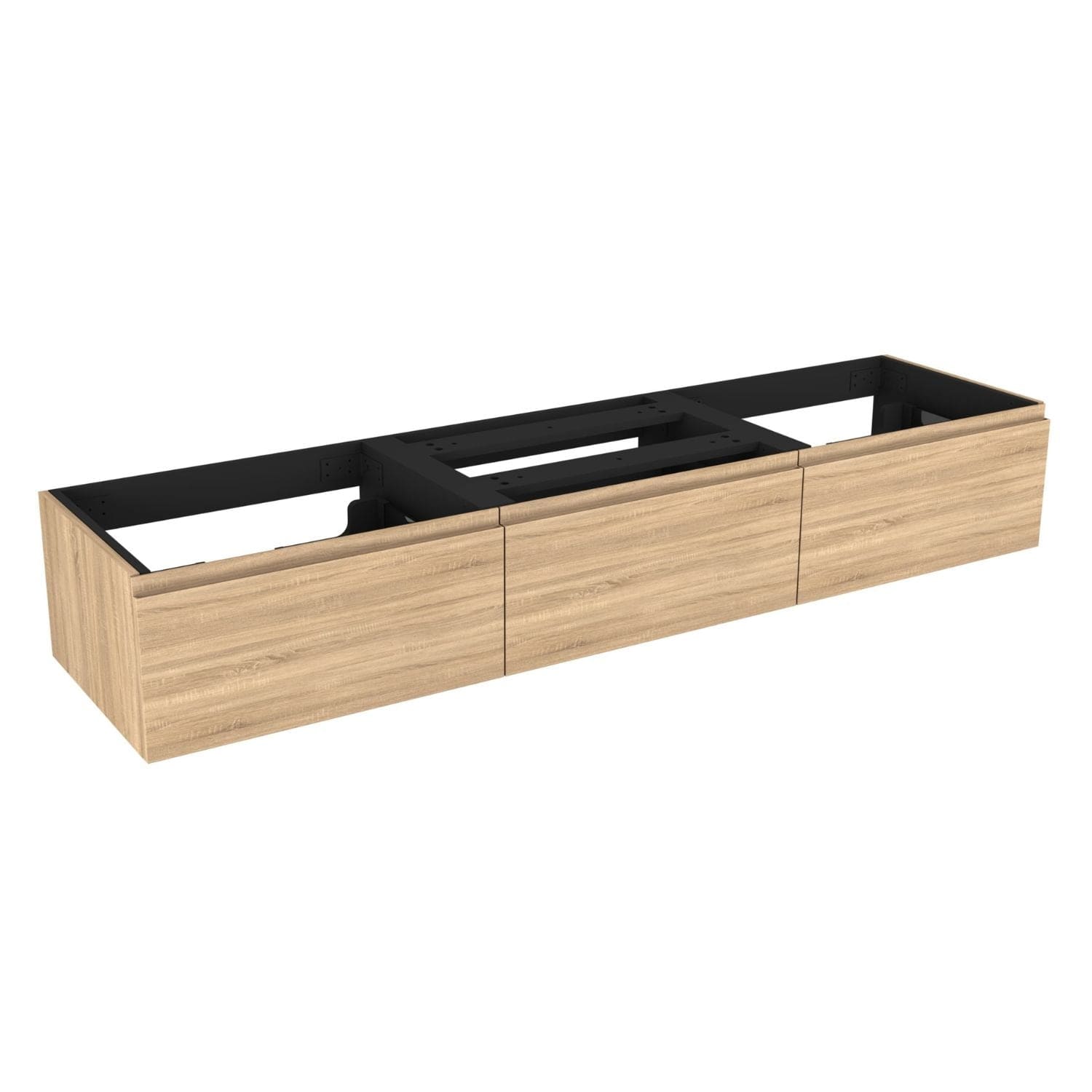 VikingBad Mie Demi Fingergrep Servantskap 180 cm Lys eik / 180cm dobbel VikingBad Servantskap VB-116352