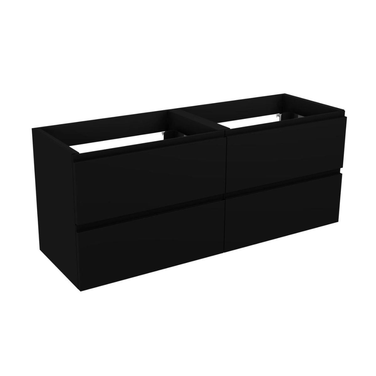 Vikingbad MIE FINGERGREP Servantskap Svart matt / 140cm dobbel VikingBad Servantskap VB-115655