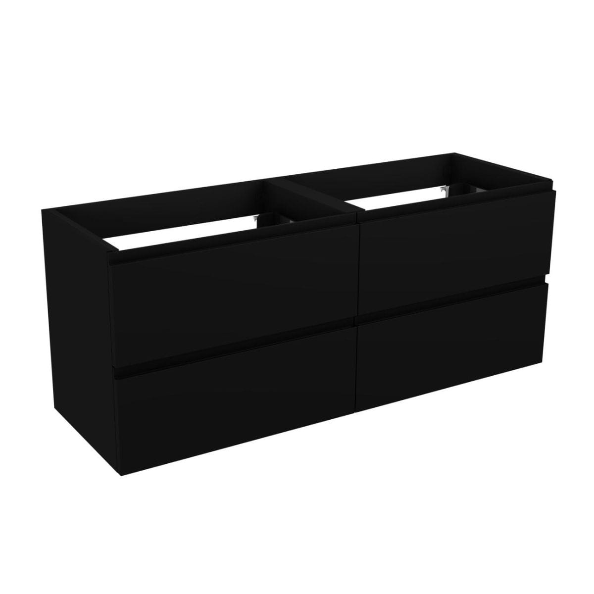 Vikingbad MIE FINGERGREP Servantskap Svart matt / 160cm dobbel VikingBad Servantskap VB-115657