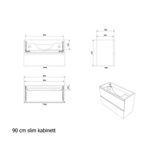 Vikingbad MIE SLIM Fingergrep Servantskap