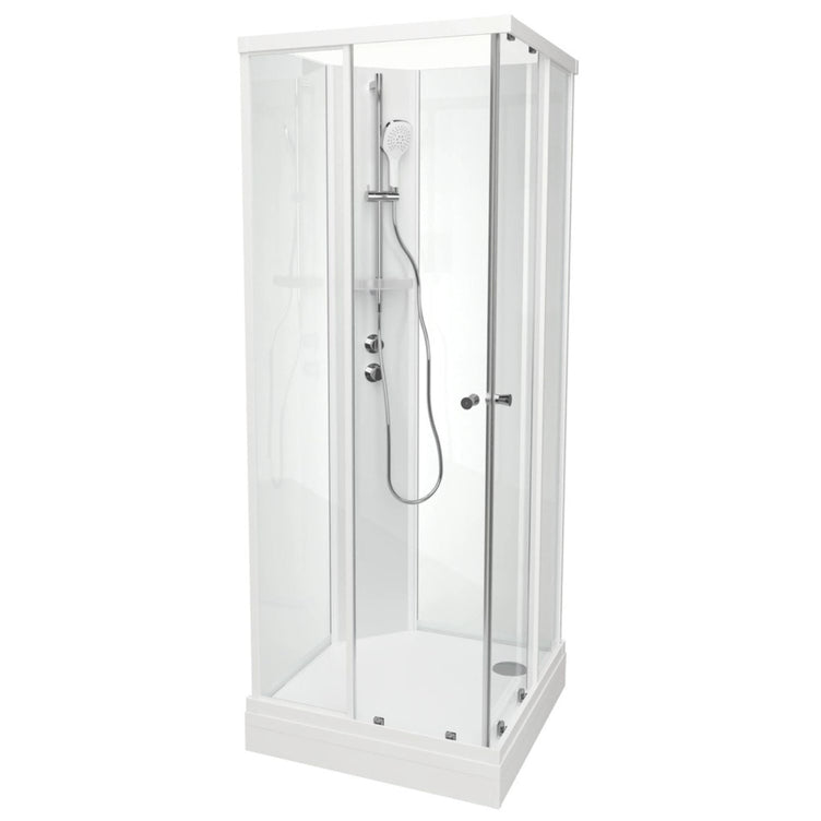Vikingbad SOFIA Rett Standard Dusjkabinett - Lav