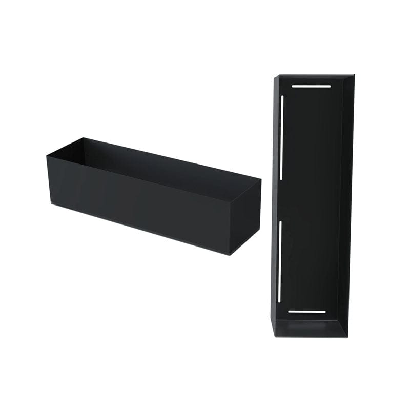 Vikingbad Vega Dusjhylle Rett Svart matt VikingBad Dusjhylle VB-018265-02