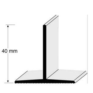 Ahlsell Dusjlist PVC H40mm  universal