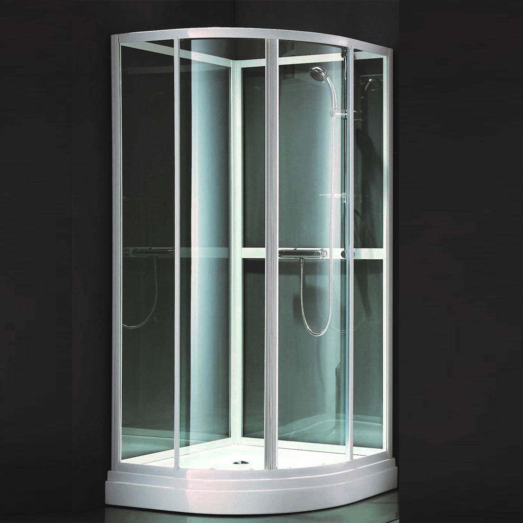 Alterna Click Dusjkabinett 90x90cm Hvit matt / 90x90cm / Klart glass Alterna Dusjkabinett BUN-BD6310541