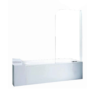 Alterna Mimas Badekarvegg L75xH130cm