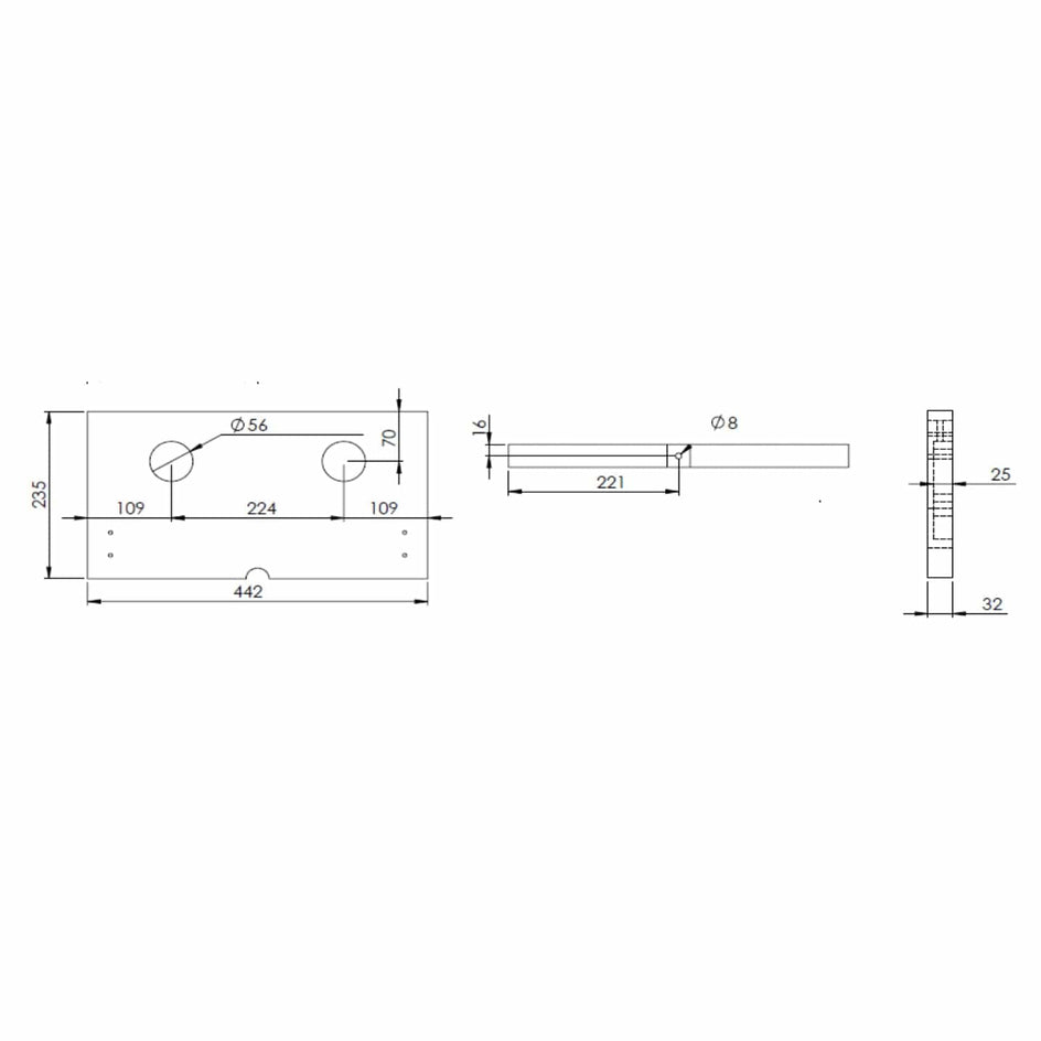 Alterna Quadro LED Lystopp Alterna Baderomsbelysning