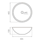 Bathco Brest Bolleservant Ø40,5cm