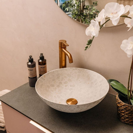 Bathco Terrazo One Bolleservant porselen