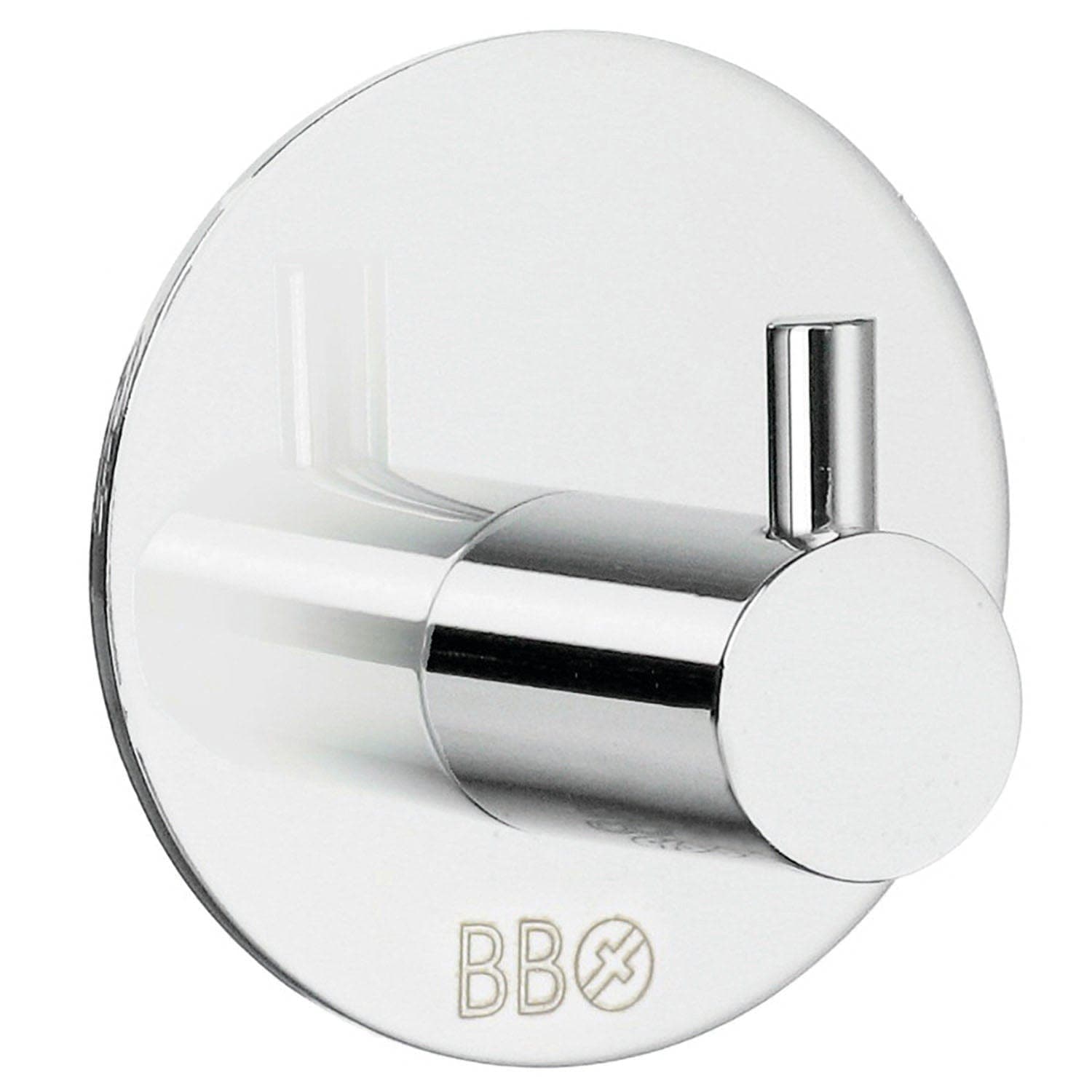 Beslagsboden Enkel Krok 1101 - selvklebende Krom Beslagsboden Knagger SM-BK1101