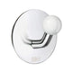 Beslagsboden Enkel Krok BK1085 Krom Beslagsboden Knagger SM-BK1085