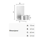 Beslagsboden 1180 Telysholder selvklebende