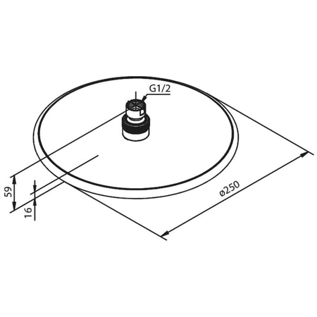 Damixa Bell Takdusjhode Ø250mm