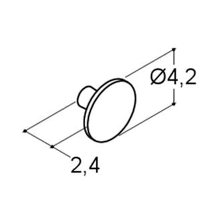 Dansani Grep Button Ø42mm