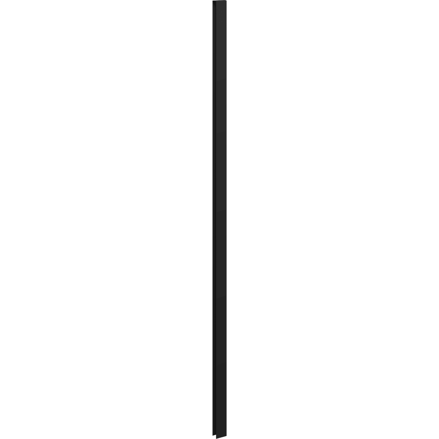 Dansani Match Avstandsprofil til Anslagsprofil 1 +20mm - H197,5cm Svart matt Dansani Veggprofil DA-1603534