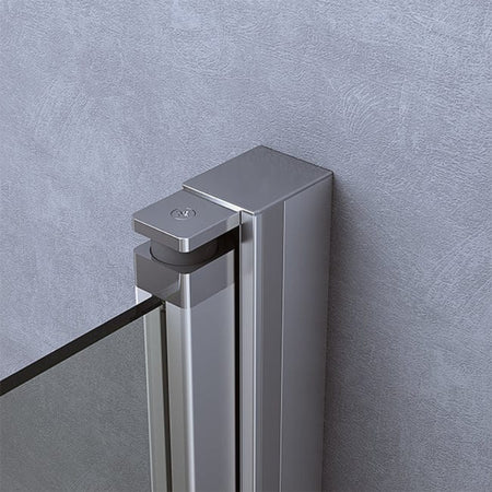 Dansani MATCH C Dusjdør med sidepanel B90-100xH200cm