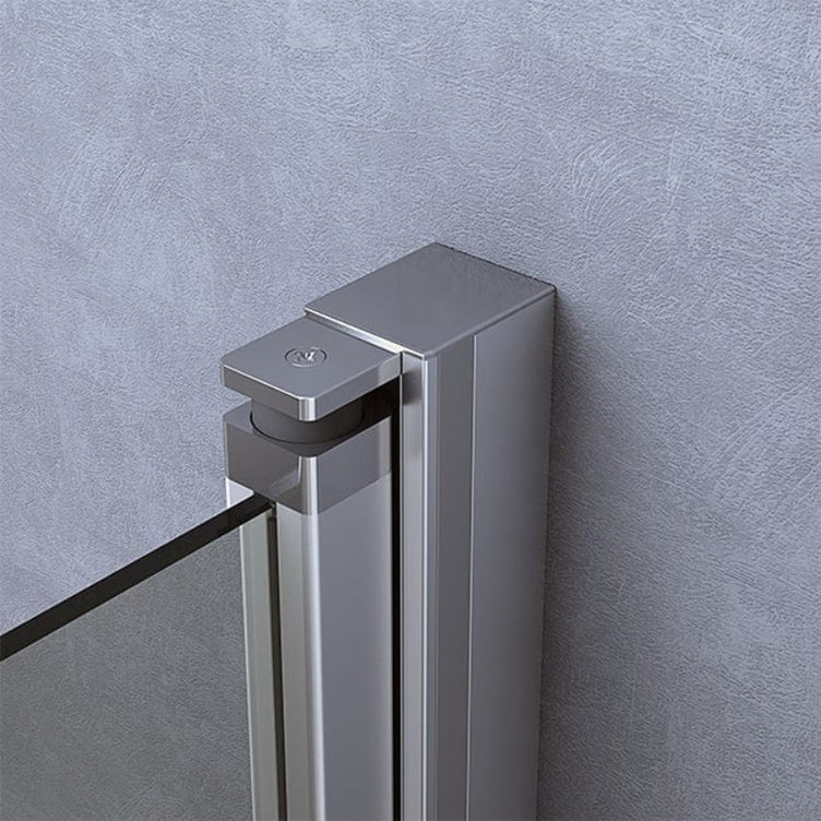 Dansani MATCH C Dusjdør med sidepanel B90-100xH200cm