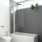 Dansani MATCH H Badekarvegg med sidepanel