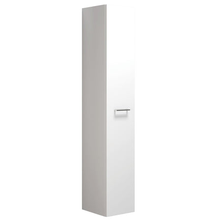 Dansani Mido+ Høyskap 1 dør B30-40xD35xH172,8cm Hvit høyglans / 30cm / Høyre Dansani Høyskap bad DA-P19-1112