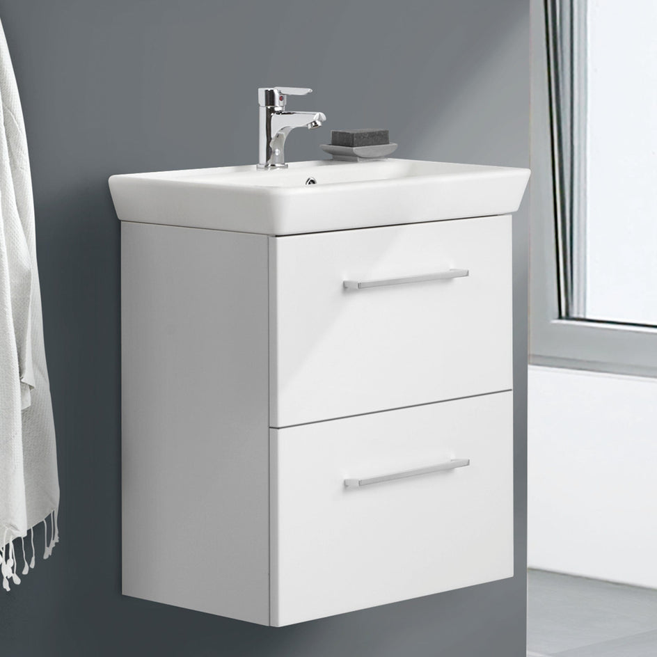 Dansani Mido+ Slim Servantskap 2 Skuffer B50-80xD35cm uten servant Dansani Servantskap