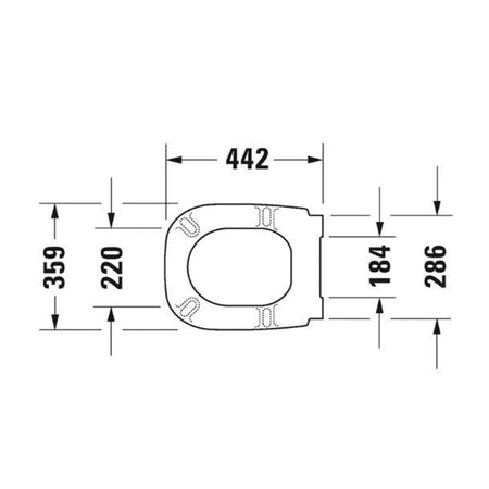 Duravit D-code Toalettsete