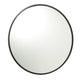 Esbada Circle speil Ø85cm matt sort ramme Svart matt Esbada Sminkespeil CO-L650812