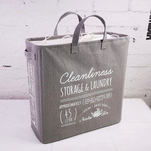 Esbada Laundry skittentøykurv 45L smal Grå Lin