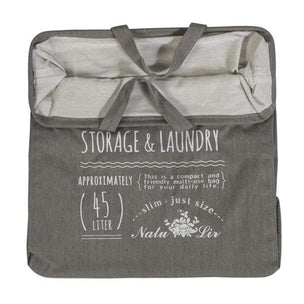Esbada Laundry skittentøykurv 45L smal Grå Lin