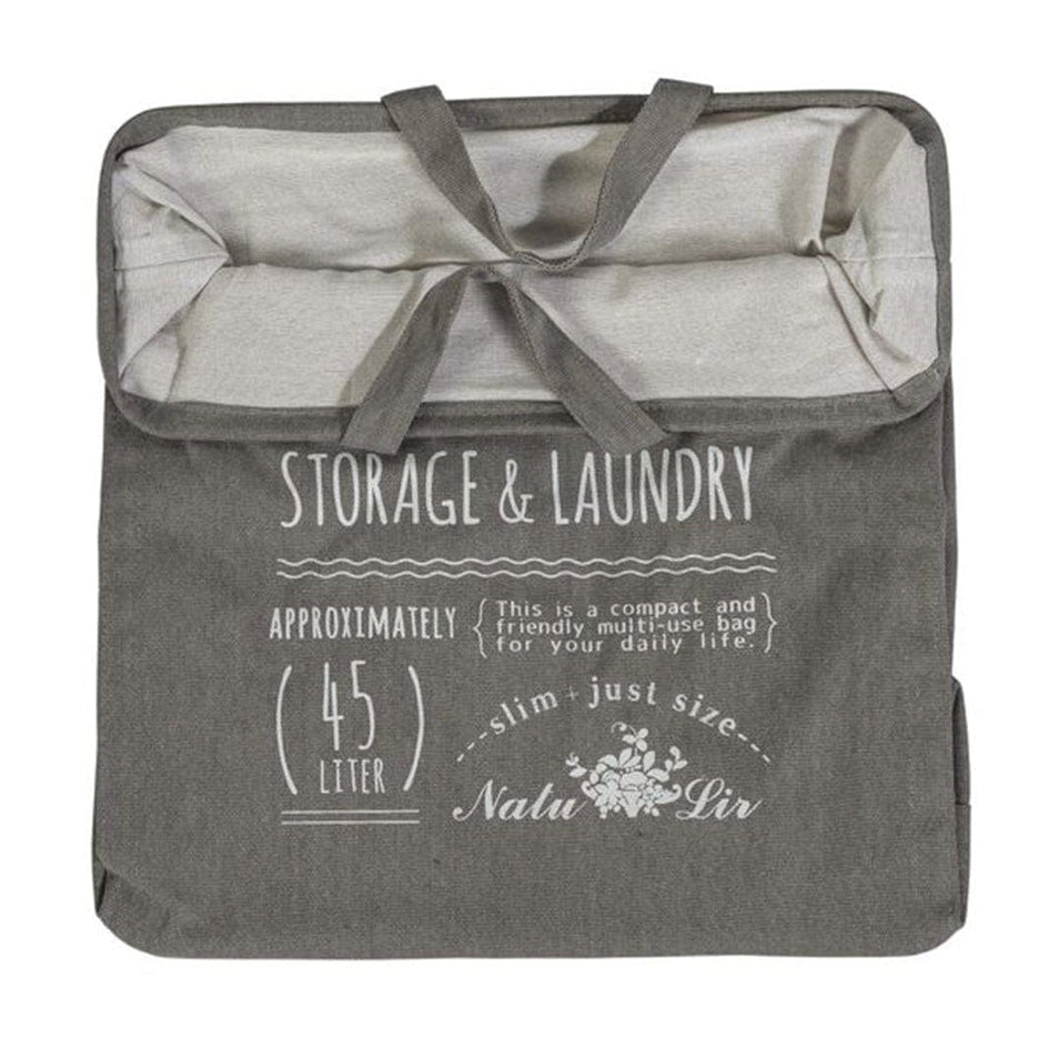 Esbada Laundry skittentøykurv 45L smal Grå Lin Grå Esbada Skittentøyskurv CO-L181408