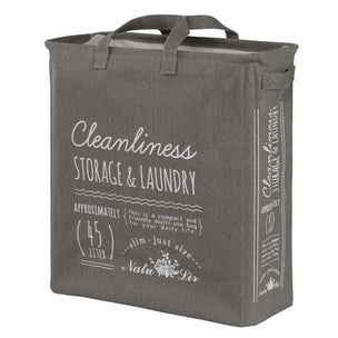 Esbada Laundry skittentøykurv 45L smal Grå Lin