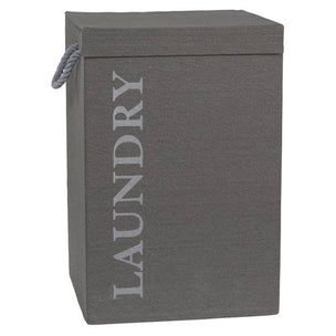 OUTLET: Esbada Laundry skittentøykurv 88L grå Lin