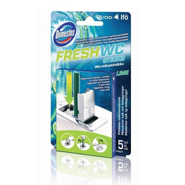 Fresh WC Duftstav 5stk - Ocean/Lime