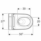 Geberit AquaClean Sela Dusjtoalett vegghengt