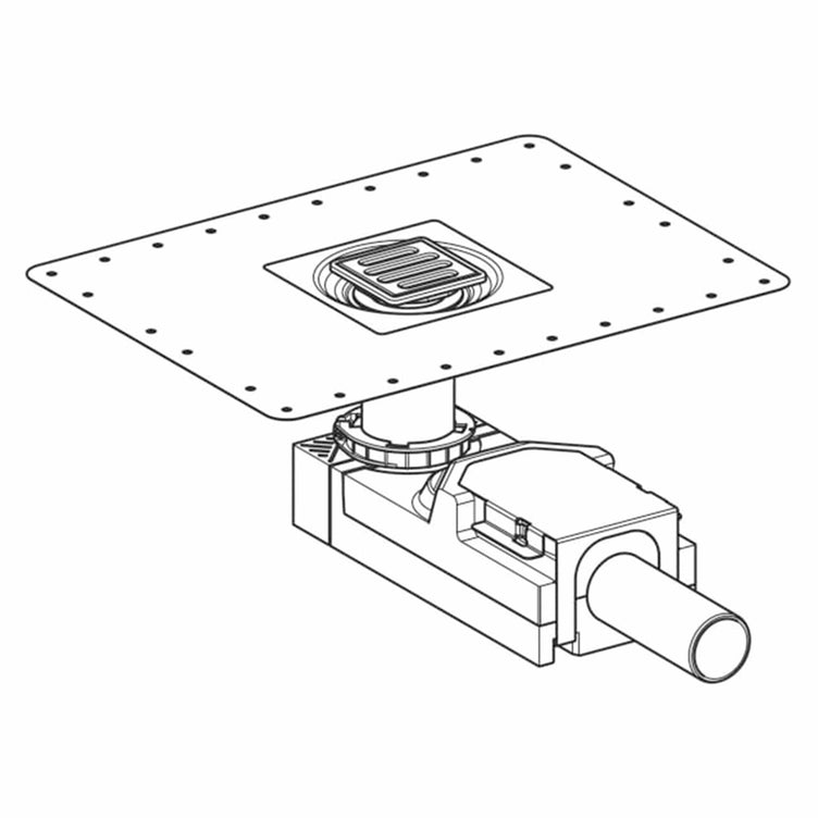 Geberit ø40mm dusjgulvavløp