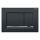 Geberit Sigma 30 Betjeningsplate Svart / Krom Geberit Betjeningsplate og trykknapper GE-6166741