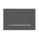 Geberit Sigma 30 Betjeningsplate Svart matt / Krom (Easy Clean) Geberit Betjeningsplate og trykknapper GE-6166601