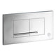 Gustavsberg Betjeningsplate XT Plast - Triomont Krom Gustavsberg Betjeningsplate og trykknapper VIL-6025656