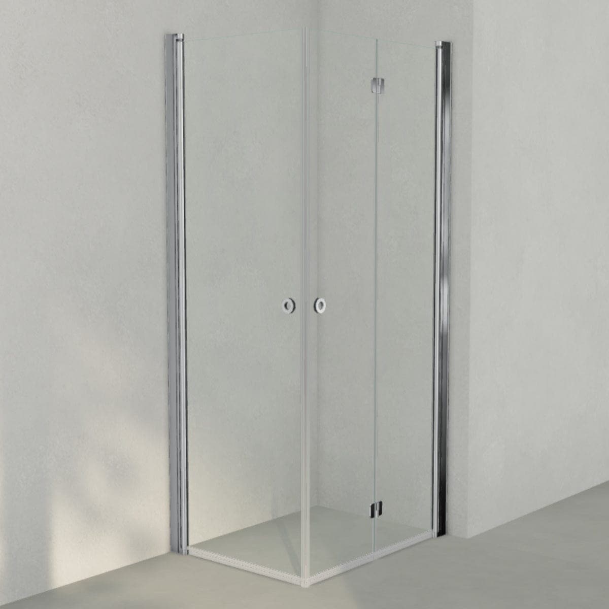 INR Dusjhjørne LINC 66 Flex Original Krom / 70x90cm / Høyre hengslet INR Iconic Nordic Rooms Dusjhjørne INR-566202379