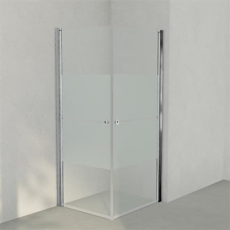 INR Dusjhjørne LINC ANGEL Frostet / Stripe Glass