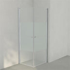 INR Dusjhjørne LINC ANGEL Frostet / Stripe Glass