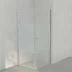 INR Dusjhjørne LINC ANGEL Frostet / Stripe Glass