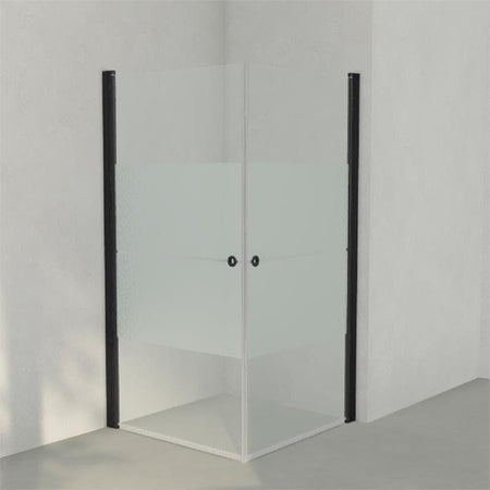 INR Dusjhjørne LINC ANGEL Frostet / Stripe Glass